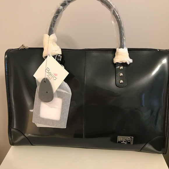 Beijo Glossy Black Tote Bag - Picture 3 of 3